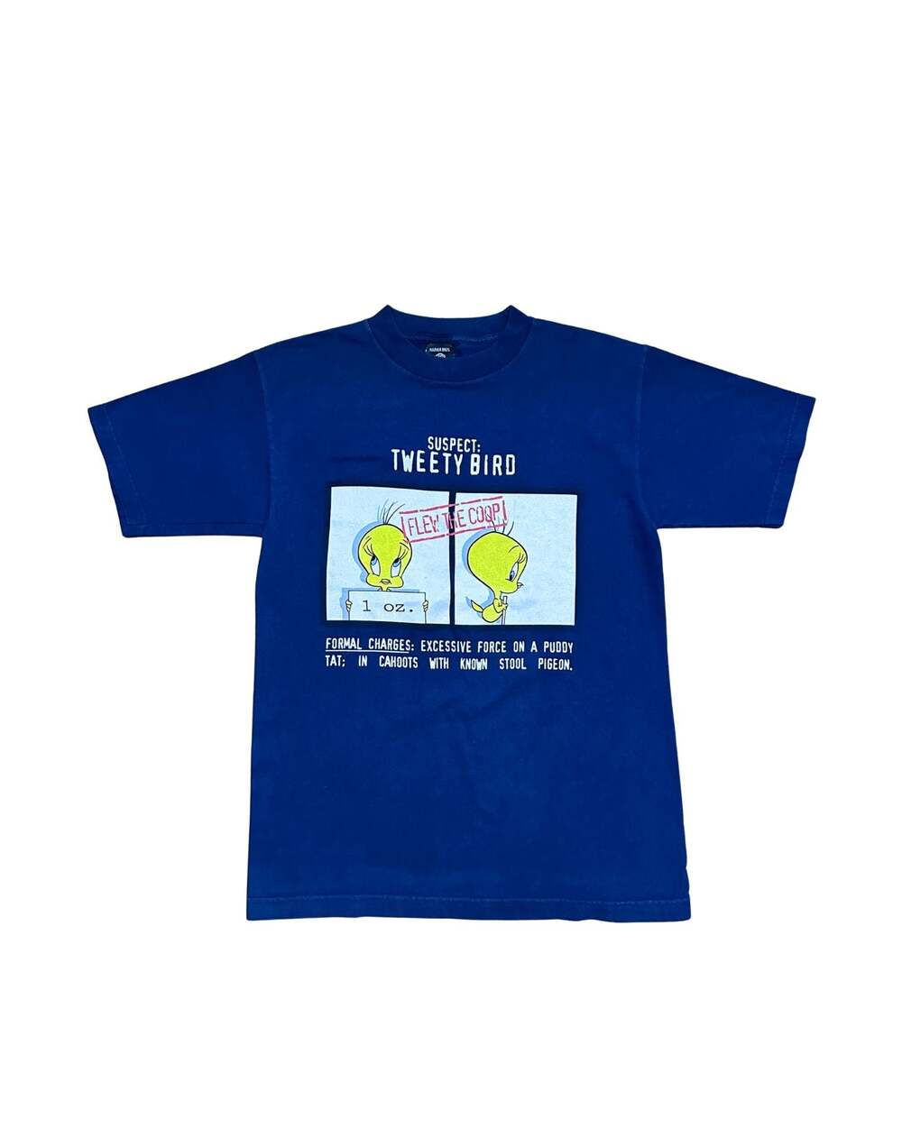 Vintage 90s Tweety Bird Mugshot Tee